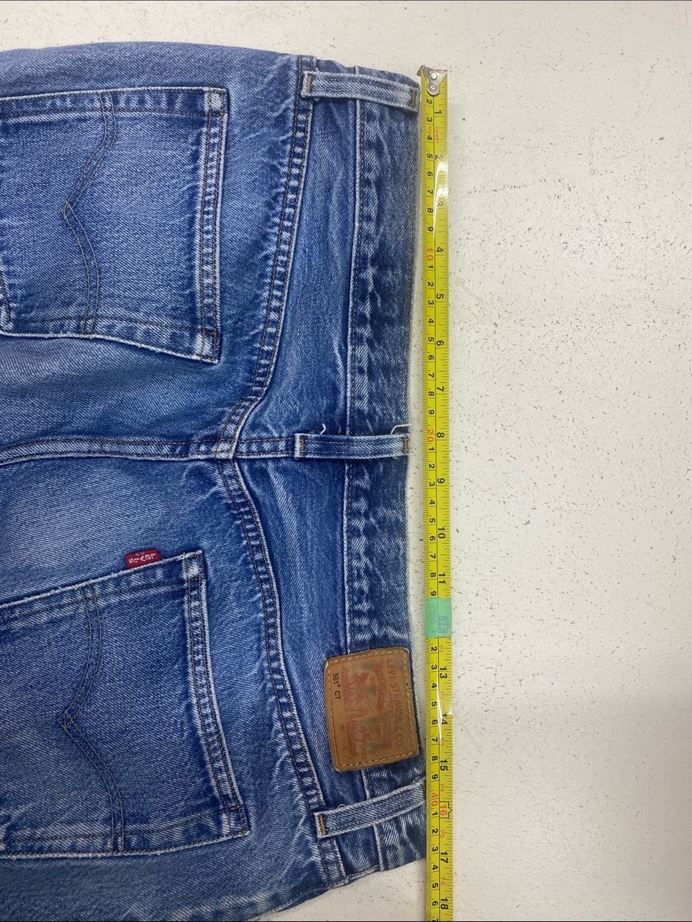 Levi's 501 CT White Oak Cone Denim button fly selvedge straight leg jeans 34x30 - Picture 8 of 8
